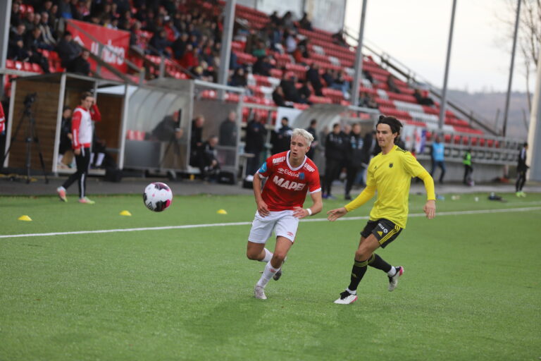 Oliver Sandberg Banken fikk sin debut fra start, og spilte samtlige minutter mot Bærum.