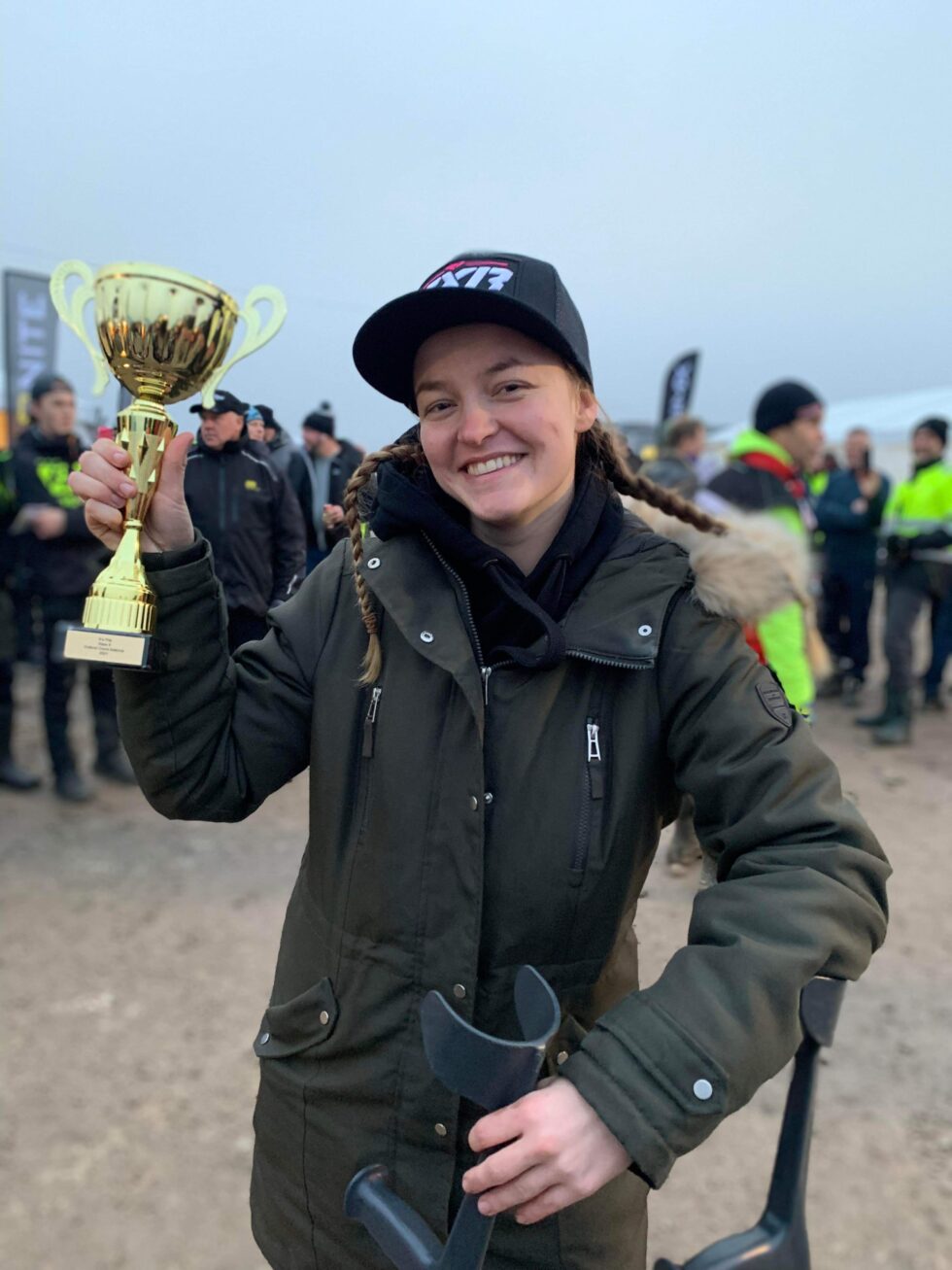 Caroline L.Iglebæk med imponerende 9.plass i dameklassen på Gotland.