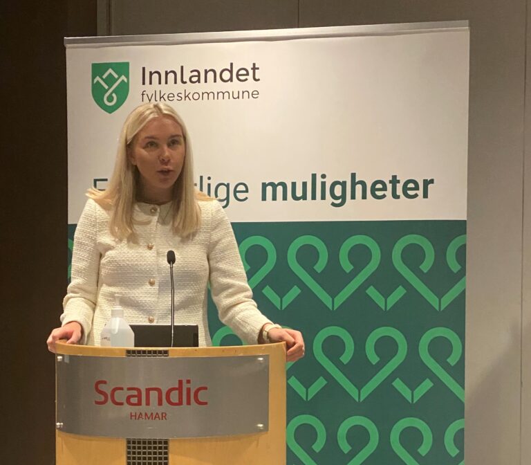 Gjertrud Nordal er ganske så bestemt på at Innlandet ikke bør oppløses, og er med på aksjonen Behold Innlandet.