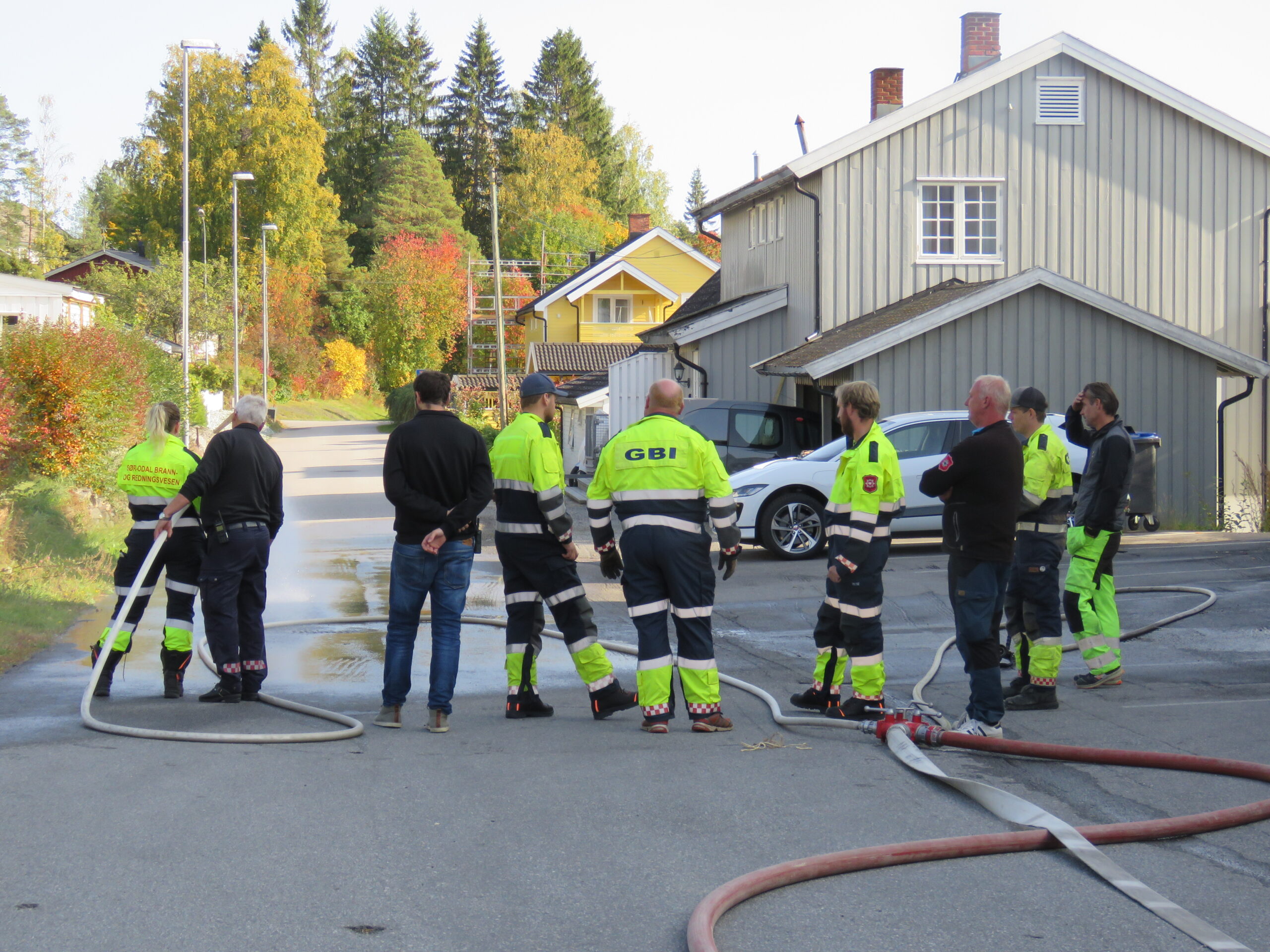 Den siste uka av opplæringen hadde de 13 austmarkingene praksisuke på brannstasjonen i Kongsvinger.