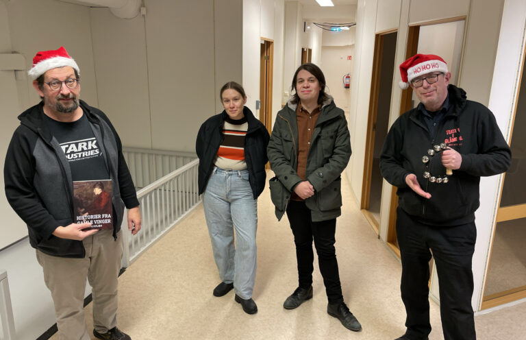 Unnveig Aas og Roger Græsberg gjester Lars Ovlien og Øivind Roos.