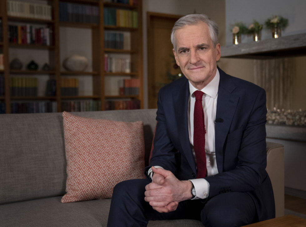 Jonas Gahr Støre (Ap) holdt sin første nyttårstale som statsminister 1. nyttårsdag.