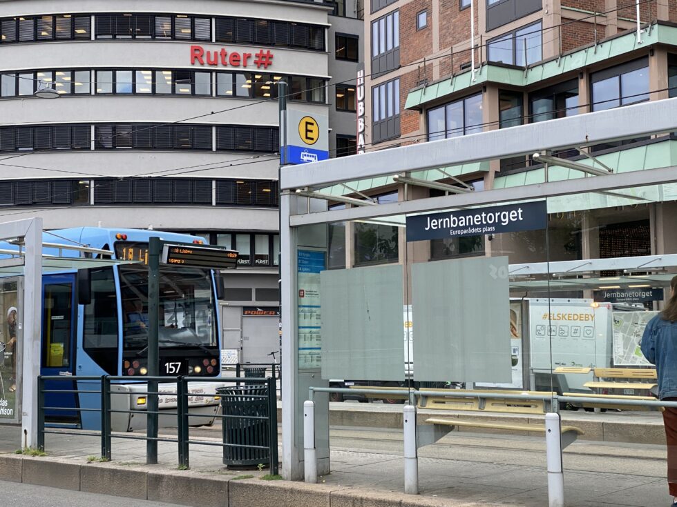 Jernbanetorget i Oslo er blant stedene hvor en Kongsvinger-mann er tatt med relativt store mengder narkotika.