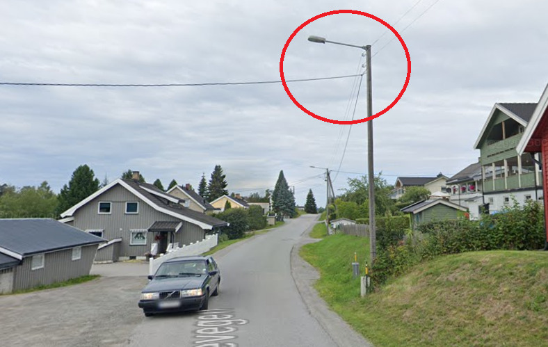 Mysteriet rundt lyktestolpen i Kongevegen er omsider løst.
