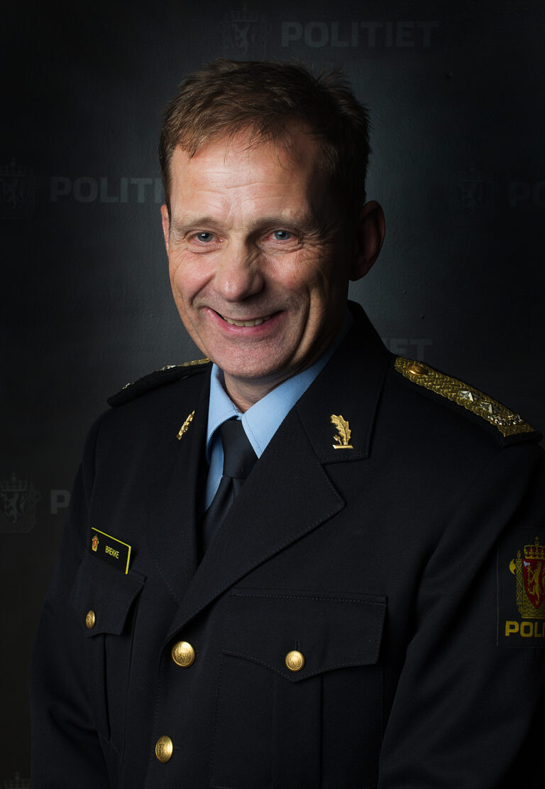Politimester for Innlandet politidistrikt, Johan Brekke.
