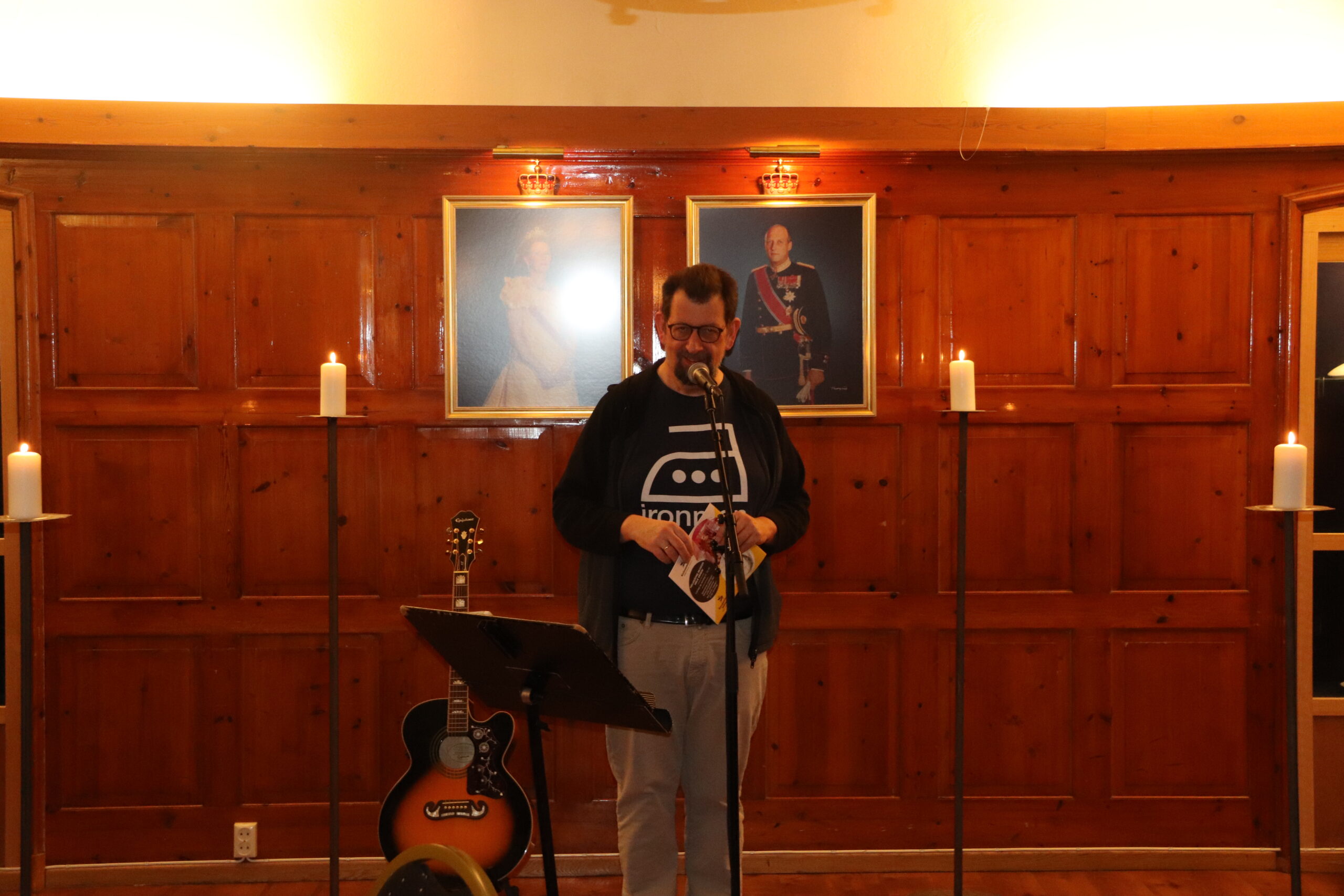 Lars Ovlien åpnet Vinterfestivalen.