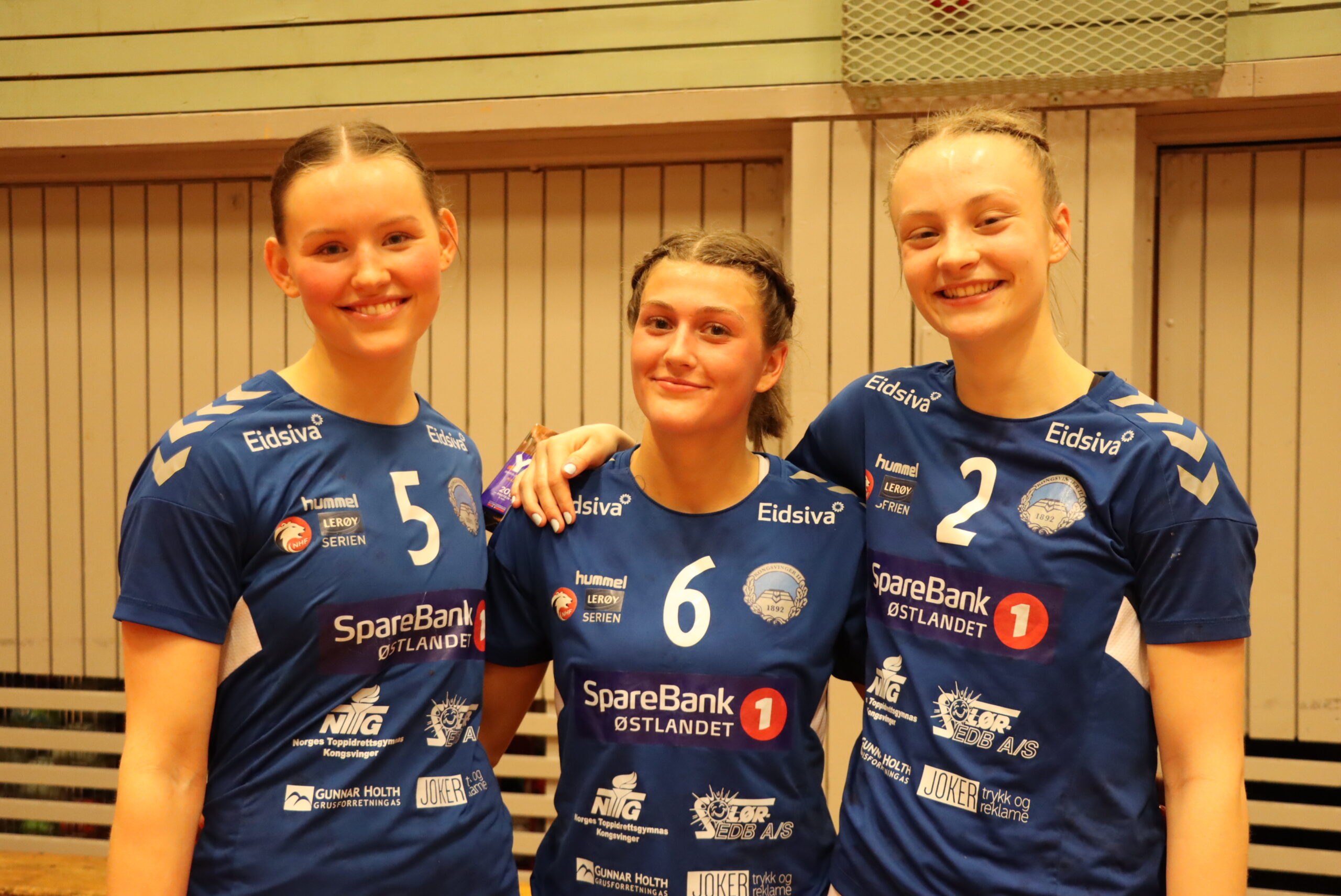 Kirstine Vold (t.v.), Michelle Alida Skeistrand og Anette Kirkeby.