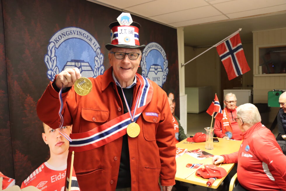 Leif Erling Arnesen var mest dresset opp av alle for anledningen. Kun gull var godt nok før start, men bronse var også godkjent ved målgang.