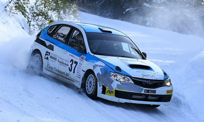 Martin Nygård var overlegen i sin klasse under Numedalsrally.
