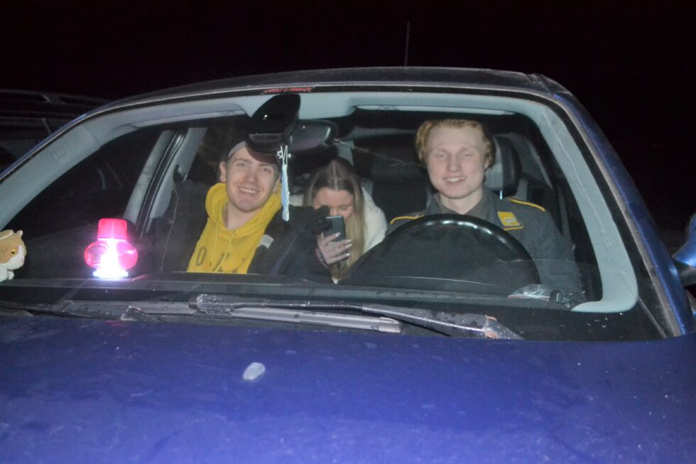 Oscar Vesteng, Sander Solvang fra Nord-Odal og Kongsvingerjenta Sandra Kvesetberg deltok på arrangementet lørdag. De syntes det var fint at det ble arrangert et slikt StreetMeet i Kongsvinger.