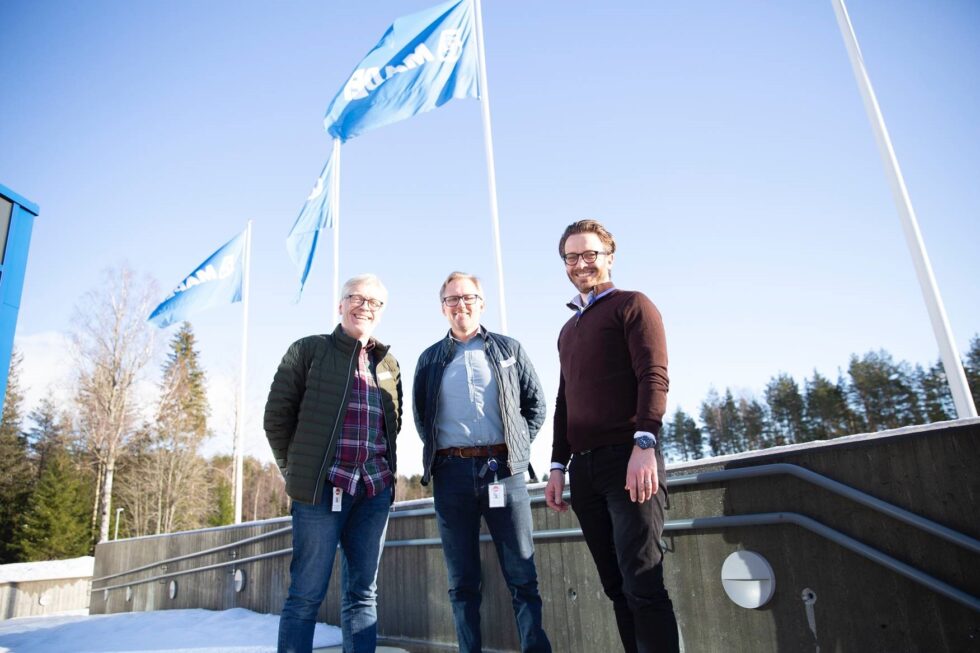 Morten Frantzbråten (t.v.), Jørn Andre Stenseth og Frode Ek Skarnes.