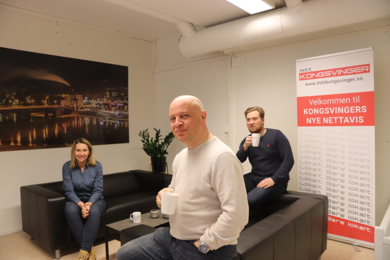 Annonseansvarlig Elisabeth Sjørbotten, redaktør Audun Bårdseth og journalist Øystein Engh.