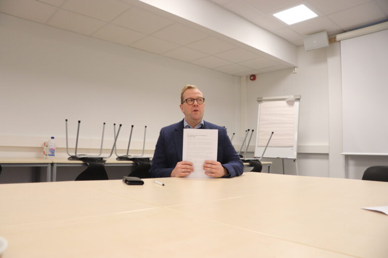 Daglig leder Vegard Herlyng ved Høgskolesenteret i Kongsvinger.