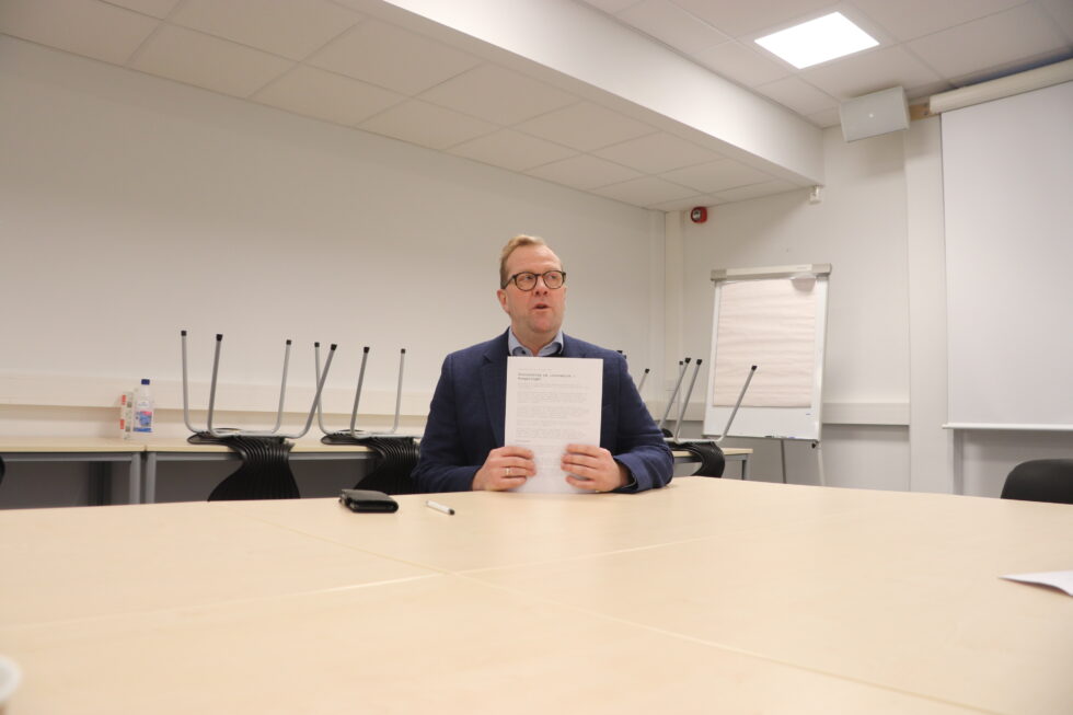 Daglig leder Vegard Herlyng ved Høgskolesenteret i Kongsvinger.