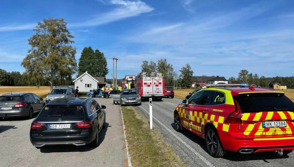 MC-føreren kolliderte ved Nordre Rustad i august i fjor. Mannen fikk alvorlige skader i sammentreffet.