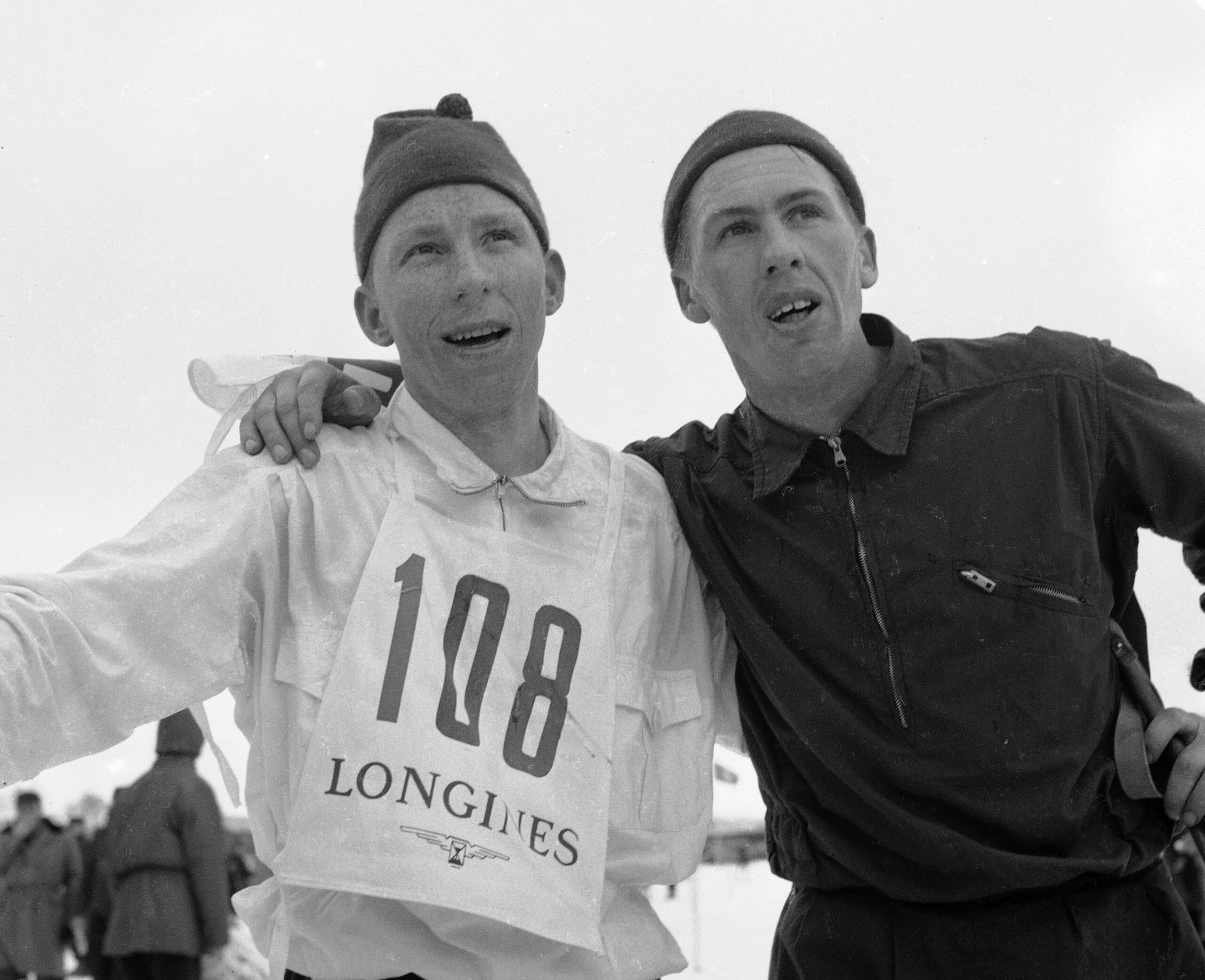 Einar Østby (t.h.) her sammen med Magnar Lundemo.