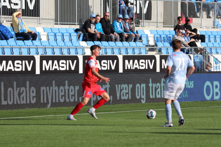 Marius Høiby i aksjon mot Sandnes Ulf.
