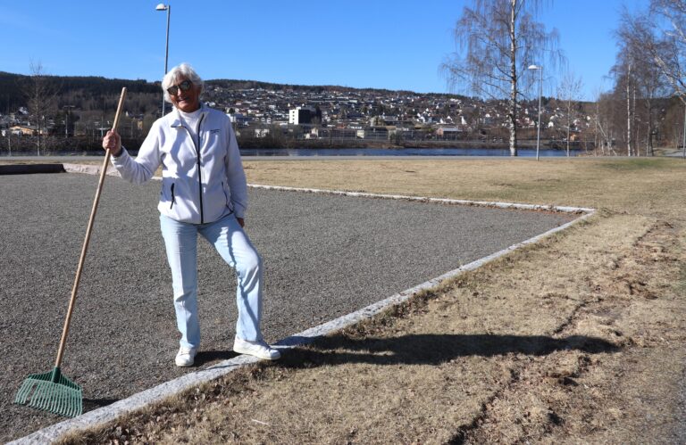 Liv-Berit Roland leder boccia-gruppa i foreningen Livsglede, er klar for årets sesong.