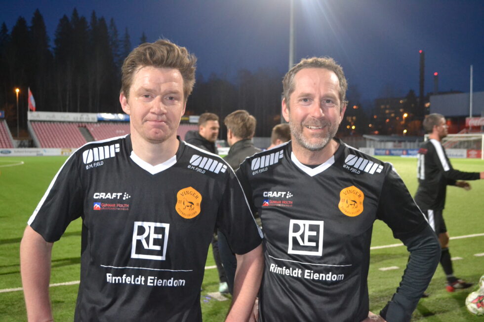 Petter Aspebakken Lindstad og Øystein Løvberg sto for hver sin scoring da Vinger FK vant 2-0 over Grinder i seriepremieren.