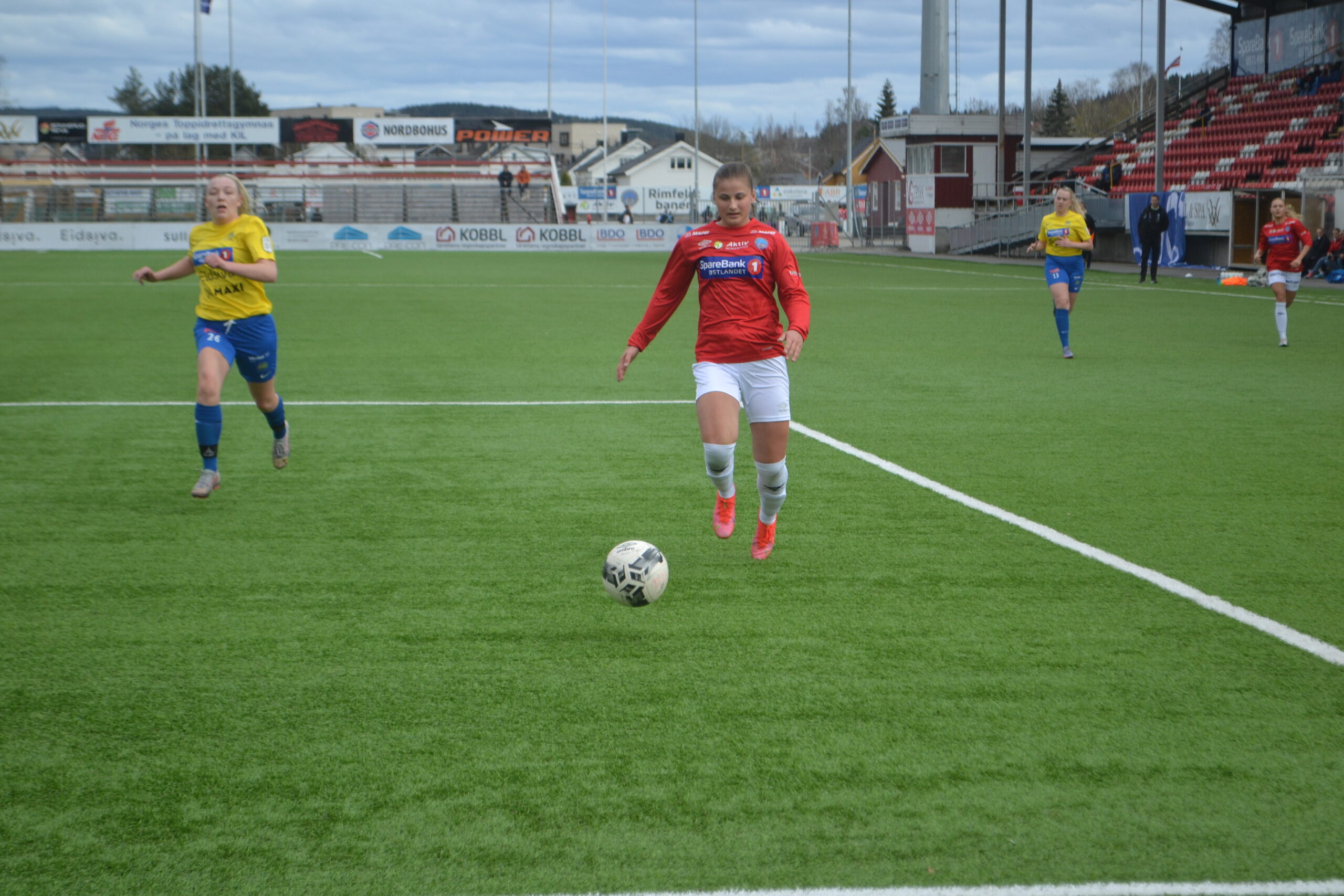 Kaja Brendengen Rosenlund fikk æren av å åpne scoringsfesten på Gjemselund på årets første scoring på hjemmebane.