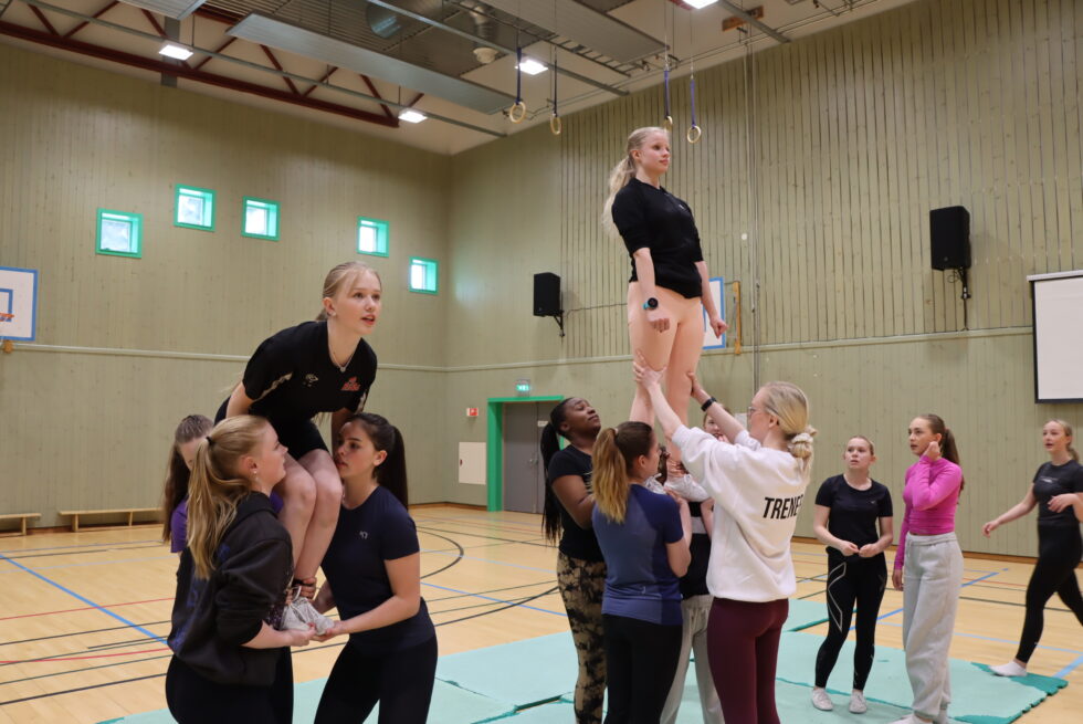 Victory Dance er nå blitt et fleridrettslag etter at cheerleading ble tatt inn i varmen. Gruppa til venstre: Andrea Magnusson, Cecilie B. Johnsrud, Sanna Ulfsbøl og Hedda Eidsmo-Sand. Gruppen i midten: Nancy Sandaker, Julie Eriksen, Kaja Henriksen, Malak Jalal og Thea Jakobsen Hasse. Til høyre: Leontine Eriksen, Michelle Sparre Hansen, Tuva Nordfjeld og Thea Sofie Johansen.