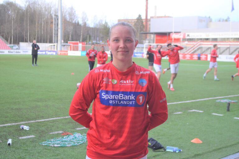 Ingrid Ihlebekk scoret KILs eneste mål i cupkampen mot Ullensaker/Kisa. Med det tente hun et håp om avansement.