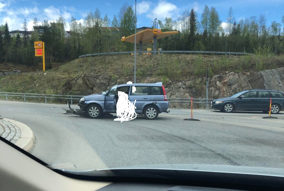 Bildet er tatt i 11-tiden lørdag.