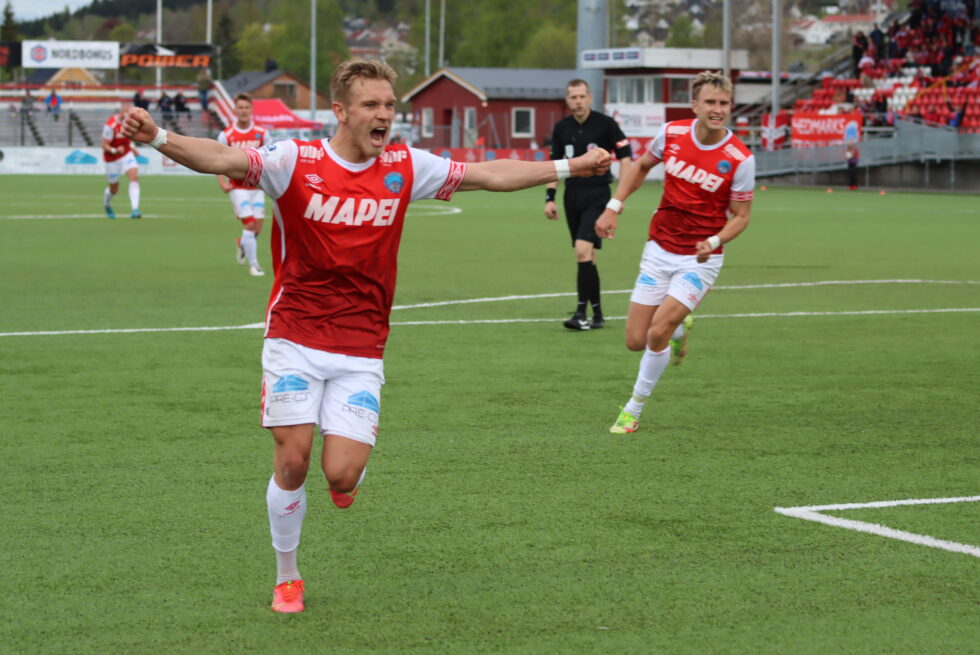 Martin Vinjor moret seg hjemme mot Raufoss.