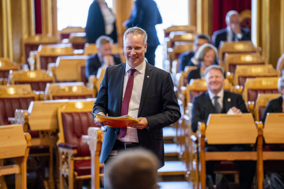 Samferdselsminister Jon-Ivar Nygård (A).