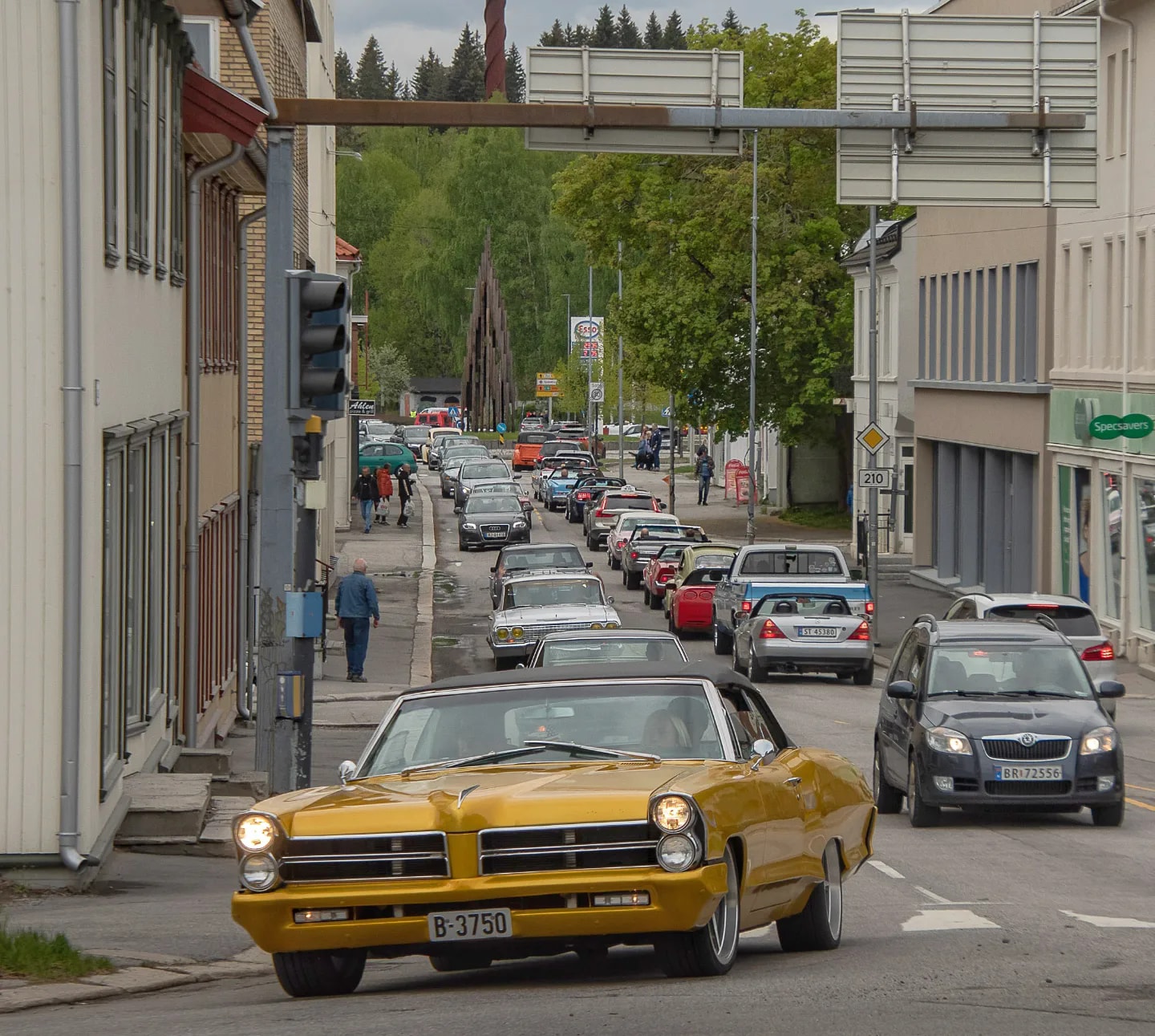 Motorfestivalen varte i fem dager og satte synlig og hørbart preg på byen.