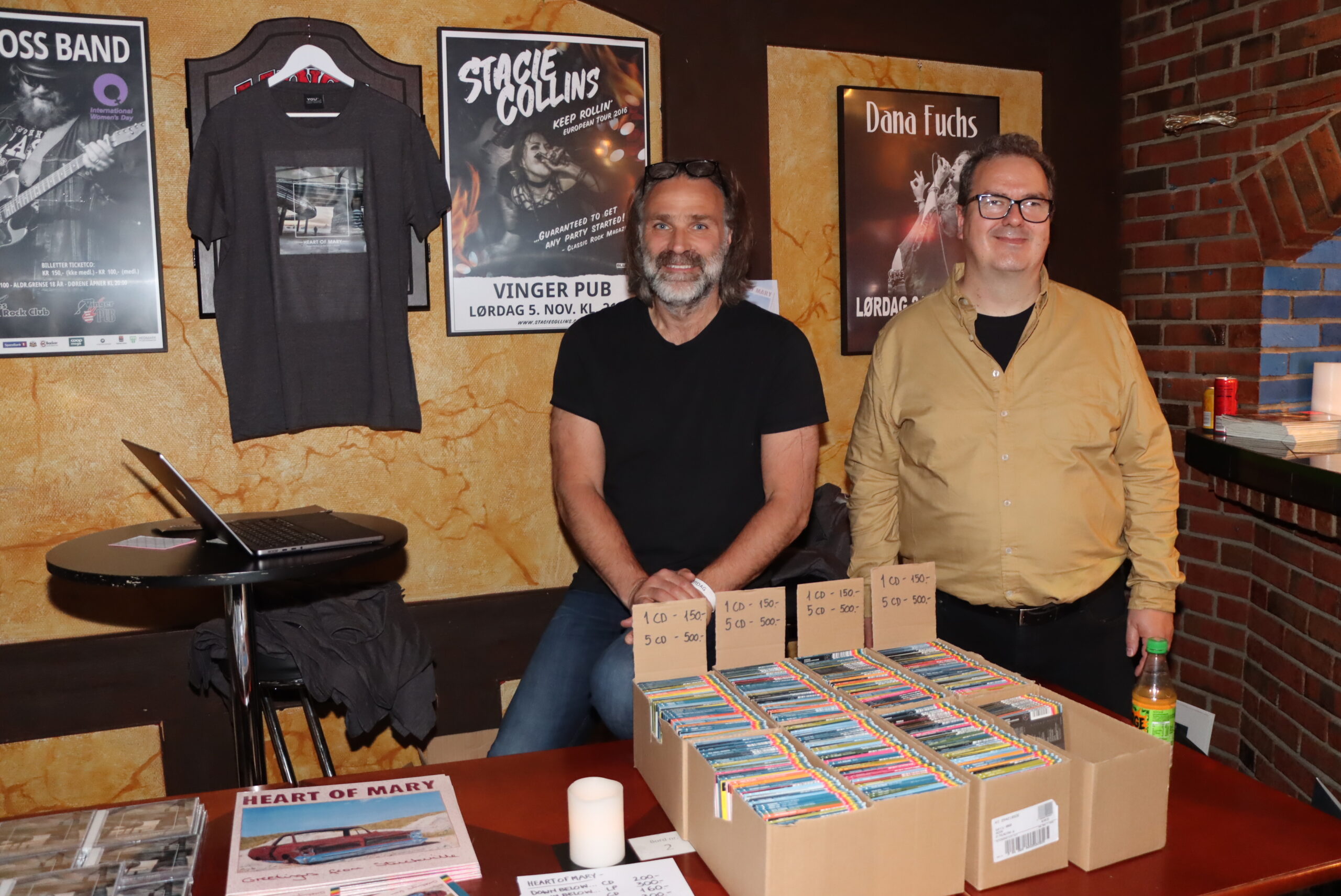 Overraskende mange som ville ha med seg Heart of Mary hjem, kunne Christer Falck (t.v.) og John Richard Stenberg fortelle. Det er de som st&aring;r bak konseptet Lost Albums.