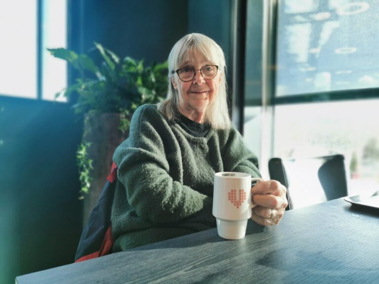 Innsenderen forteller om sitt møte med forfatter Britt Karin Larsen.