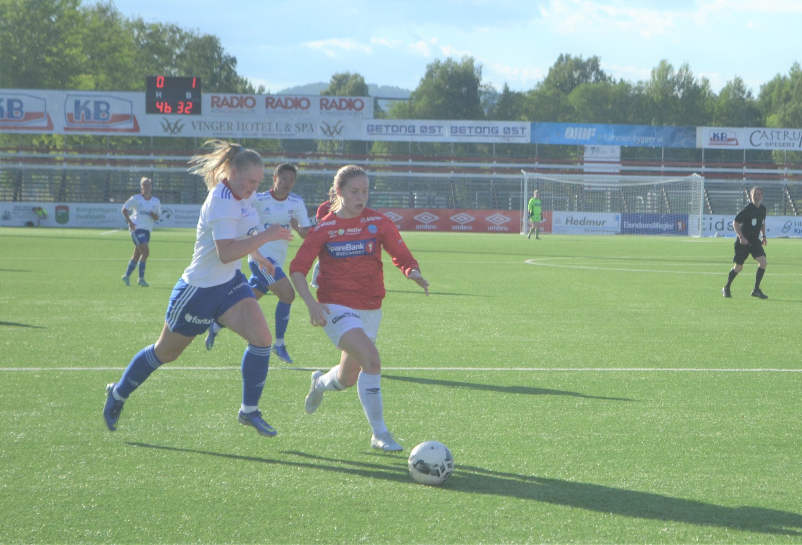 Frida Stangnes Grønhella hadde scoret i de to foregående kampene, men tross i solid innsats ble det aldri noen scoring på Gjemselund mandag.