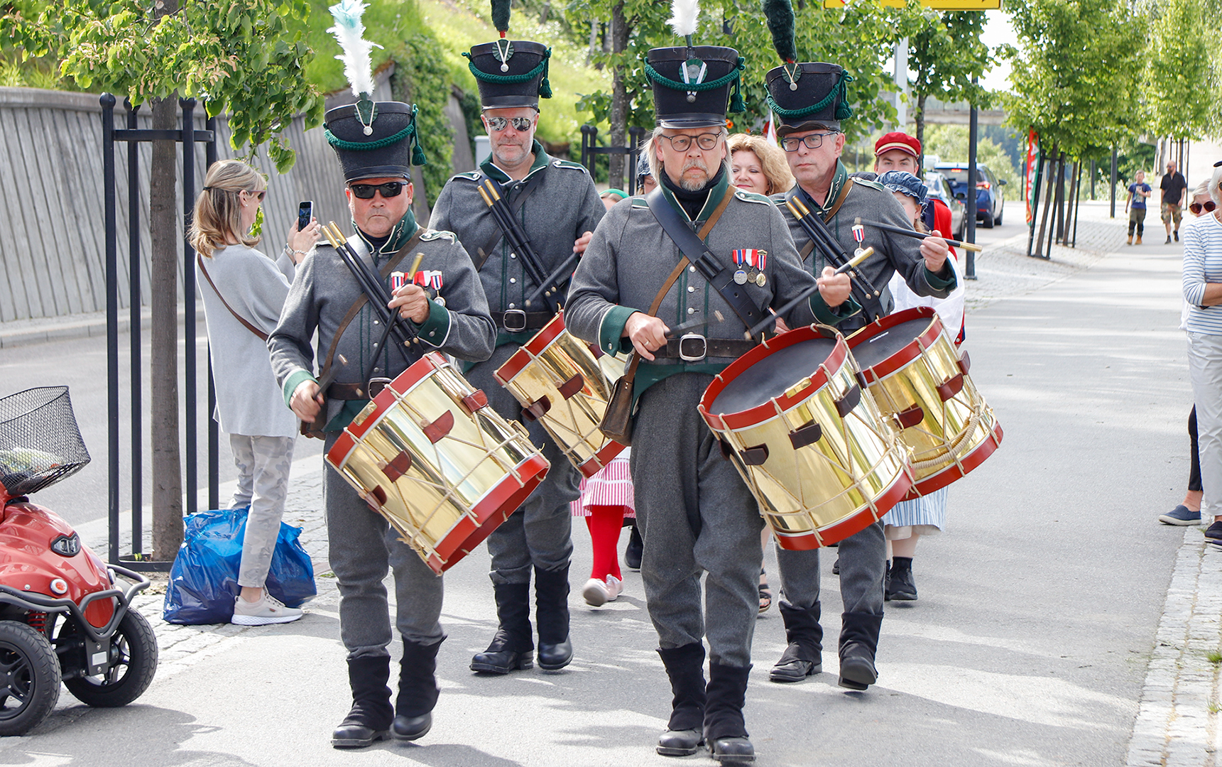 Det militære innslag sto Kongsvinger Tambour Corps for.