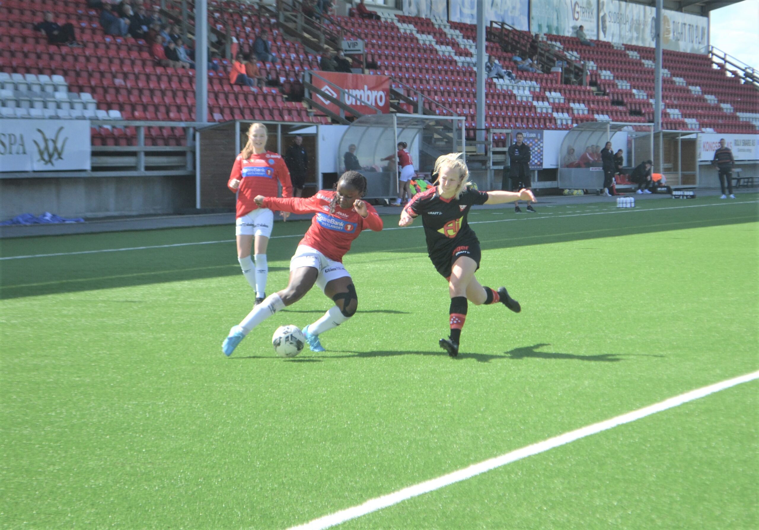 Marie-Claire Hirwa Sebazungu var sterk og vant mange viktige dueller. En viktig brikke i KILs 6-0-seier.