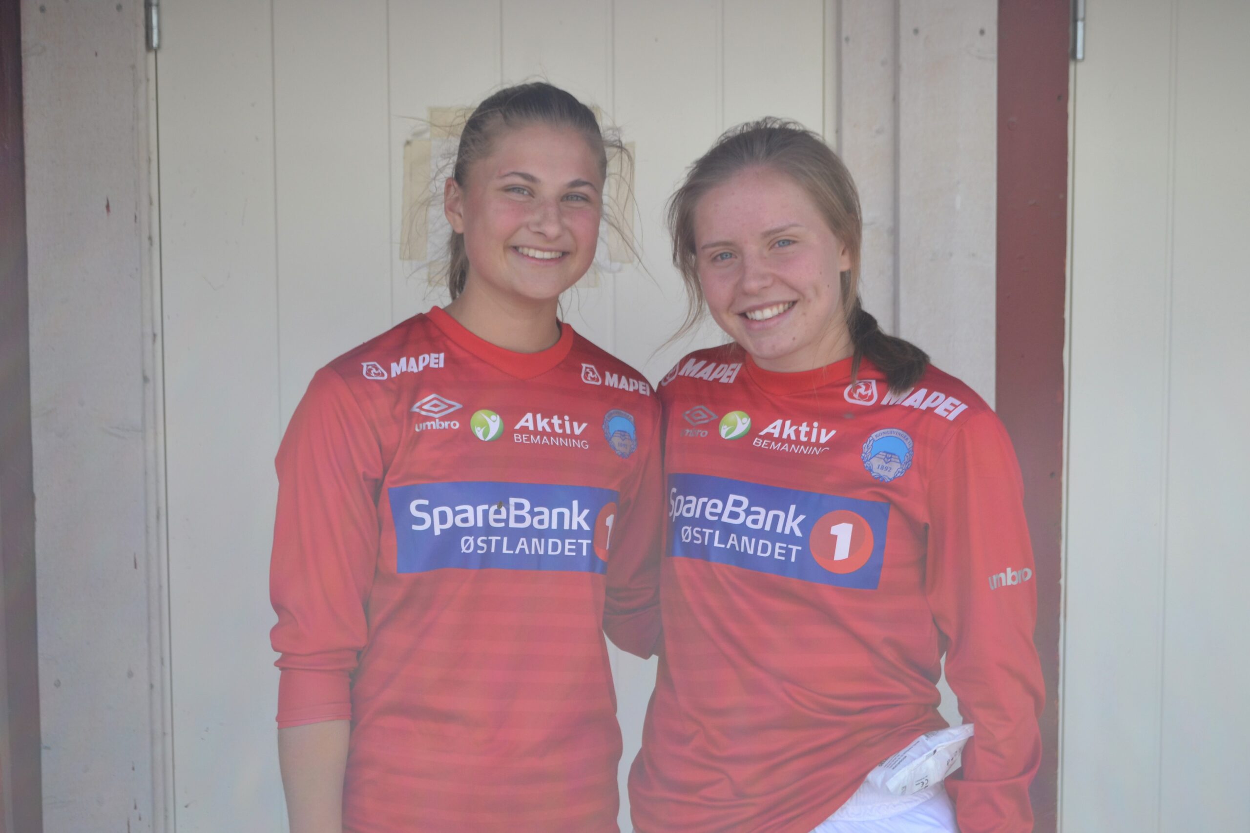 Kaja Brendengen Rosenlund og Frida Stangnes Grønhella scoret to mål hver under kronekampen lørdag.
