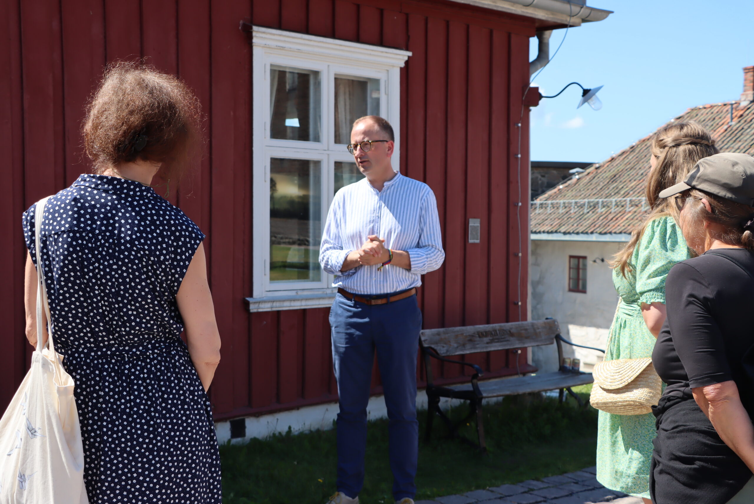Alt begynner med festningen, også Erik Werenskiold, forteller Bjørn Sverre.