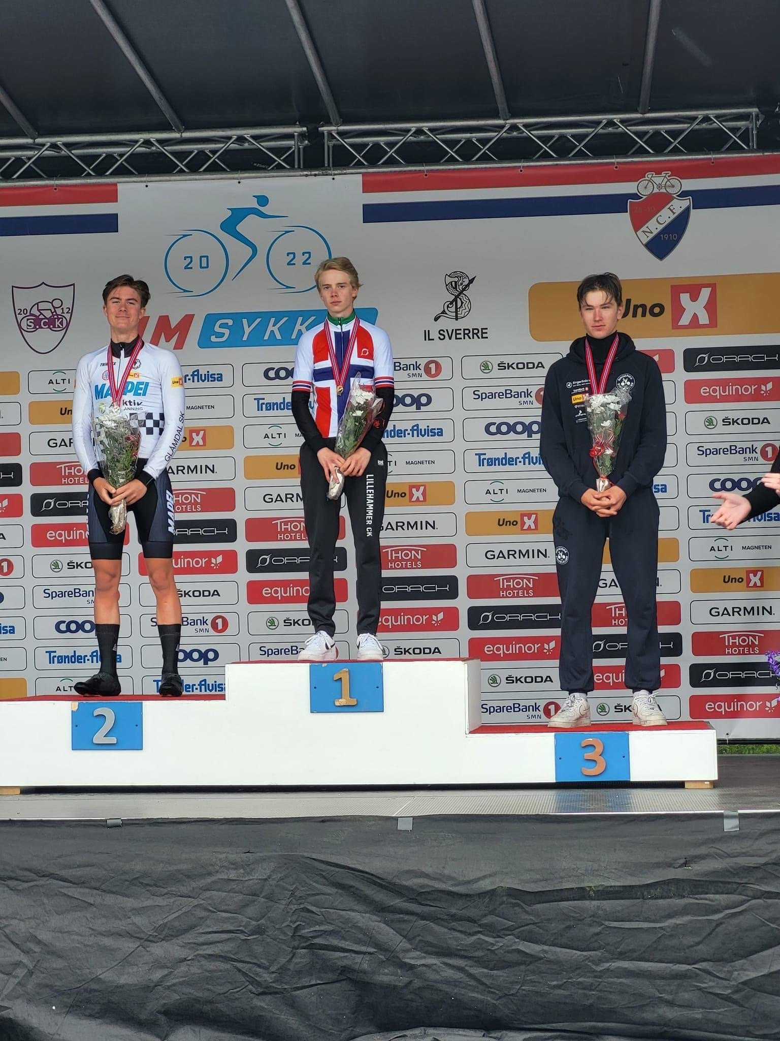 Tobias Skretting med sølvmedalje.