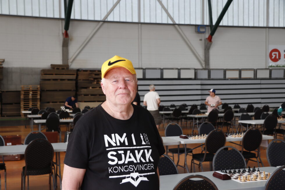 Ole Smeby i Kongsvinger Sjakklubb er dobbelt norgesmester og klubbens største medaljehåp.