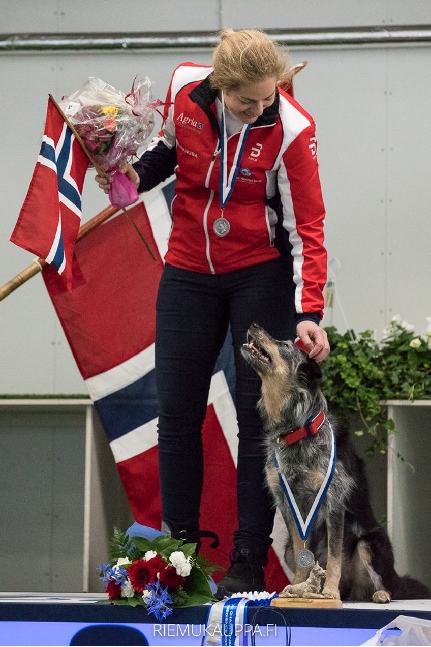 Det ble også sølv under nordisk mesterskap i Finland i fjor.