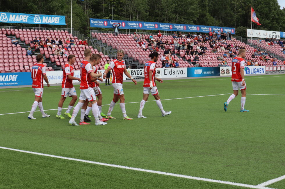 KIL kunne feire for mål hele fem ganger under dagens kamp.