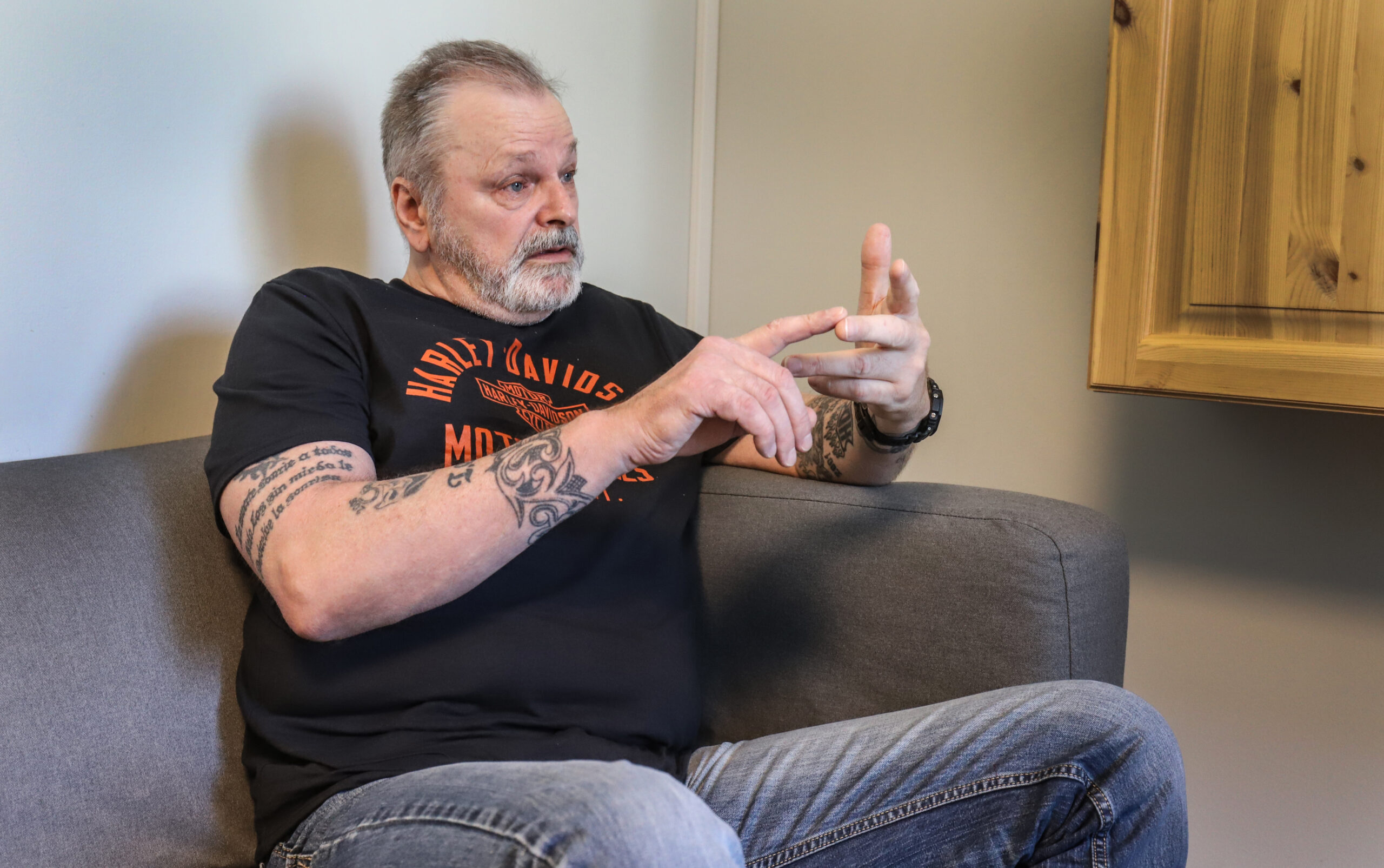Eirik Jensen har et voldsomt engasjement når han snakker om saken sin.