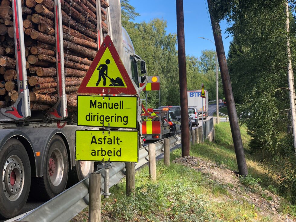 Kø på Granli.