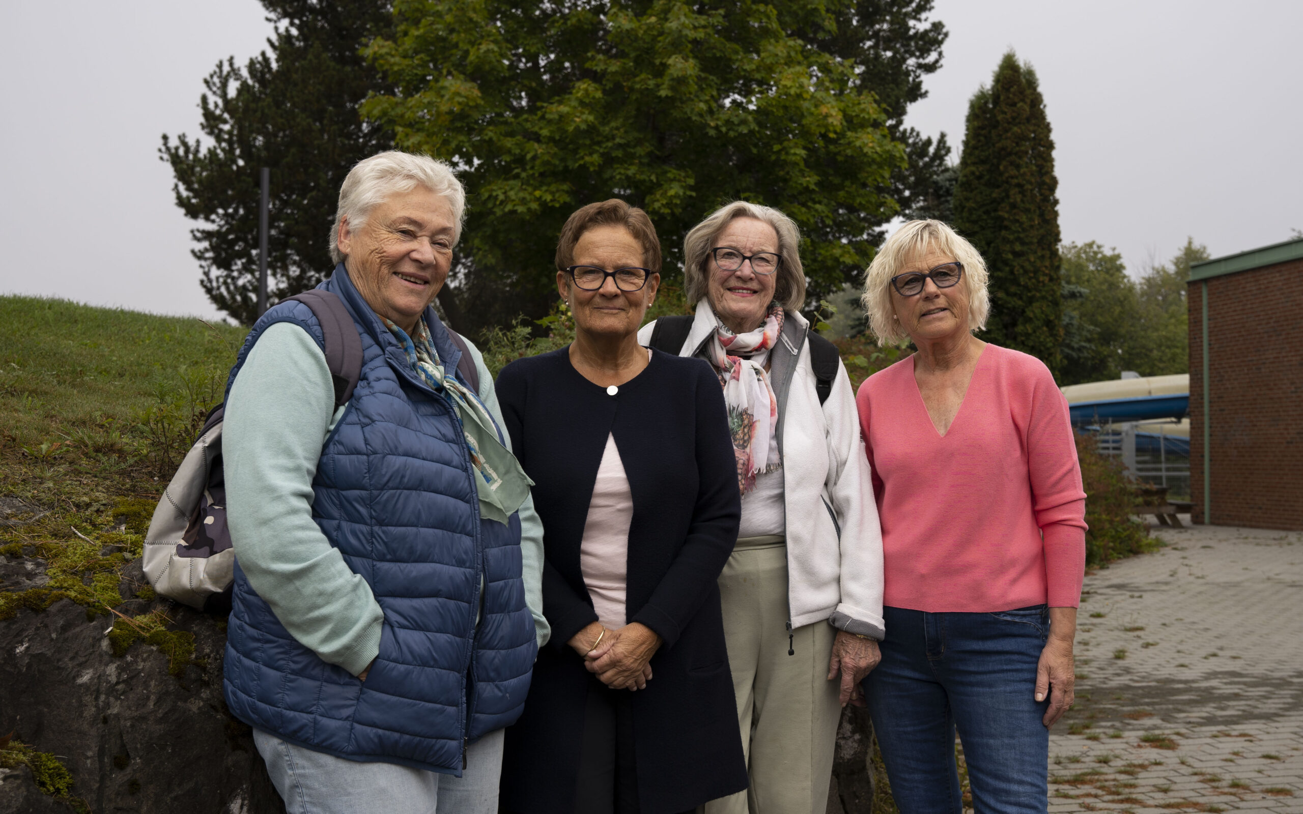 (f. V.) Liv S. Vold (81), Wenche Mobekk (69), Randi Torgersrud (84) og May Strand (69).