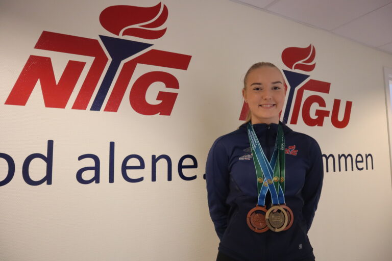 Caroline Finnestad Lund sikret tre medaljer under hennes første junior-EM.