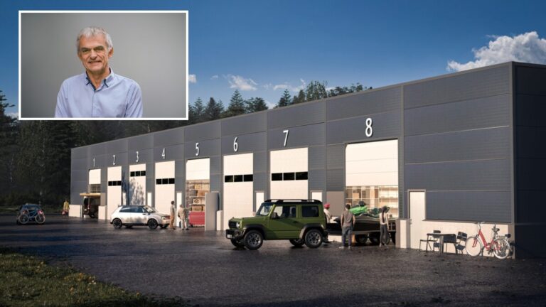 Daglig leder Knut Hegge gleder seg til å sette opp lagerseksjoner på Kongsvinger.