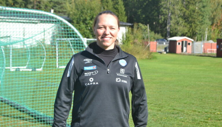 Caroline Knutsen gjorde comeback og spilte sin første A-kamp for KIL noensinne.