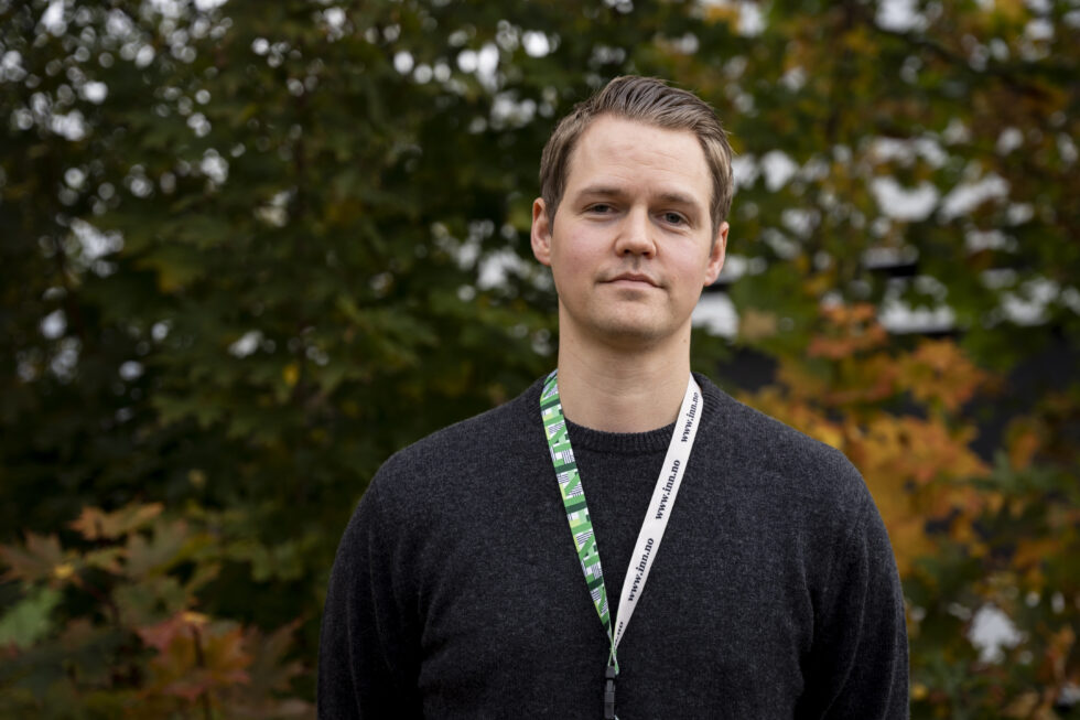 Marius Brandvold jobber ved Høgskolesenteret i Innlandet. Han er med på å planlegge hvordan forskningstorget skal settes opp.