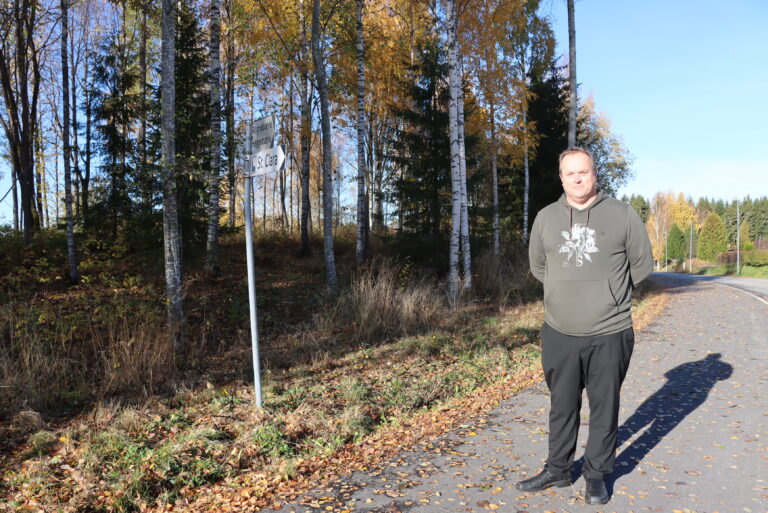 På andre siden av vegen fra Sta. Clara burde det være gode muligheter for nærmiljøutvikling av Vennersberg, tror Alf-Tore Pedersen.