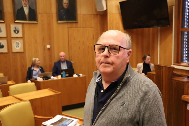 Kjell Arne Hanssen synes det var et godt gjennomarbeidet, men noe pessimistisk budsjett. Eiendomsskatten er noe han ikke vil øke.
